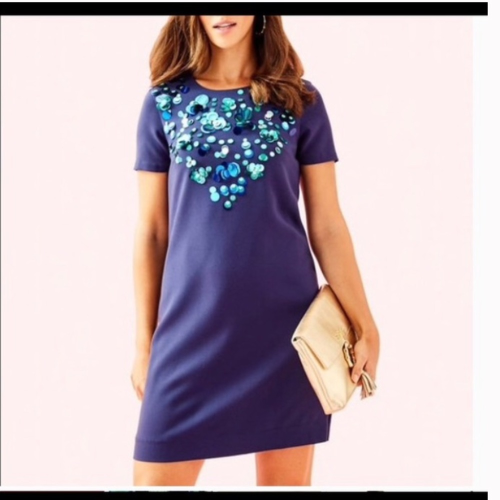 Lilly Pulitzer Haven dress in true navy. 4. NWT.